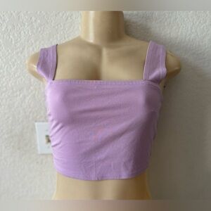 Urban outfitters purple crop tank top sexy